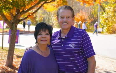 Couple’s blended gift of $367,500 will support WCU athletics facilities improvements, student-athletes