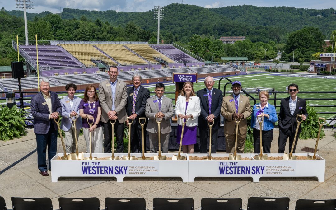 WCU holds groundbreaking for renovations to E.J. Whitmire Stadium
